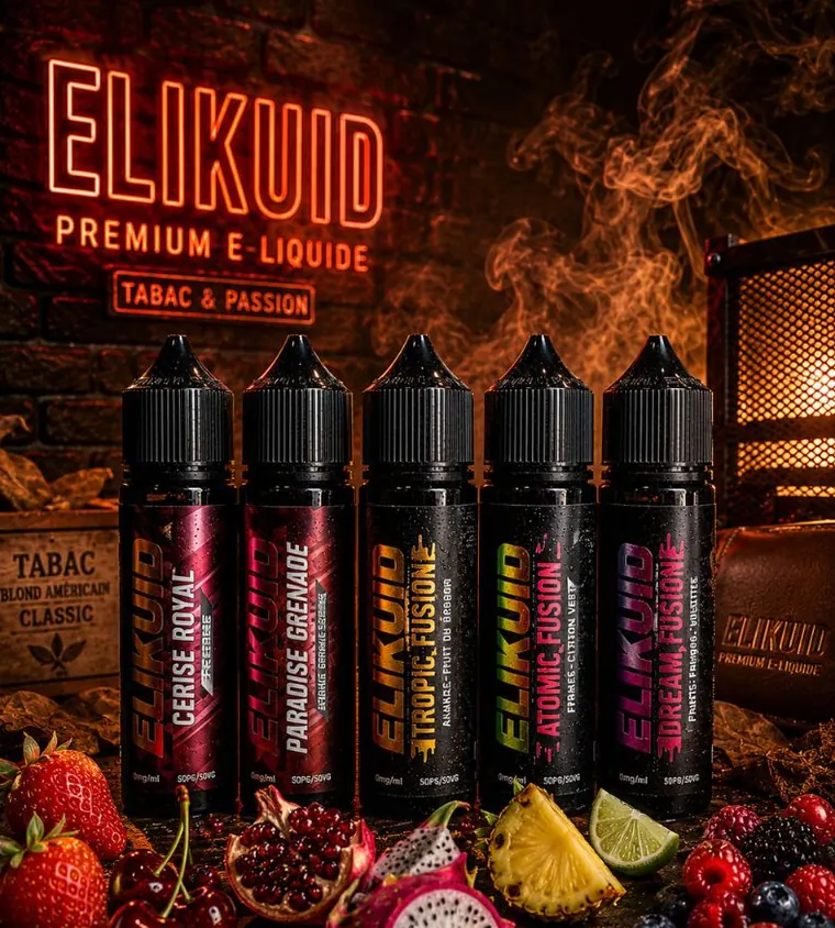 E-liquide Elikuid Premium — VAPZAK Agen