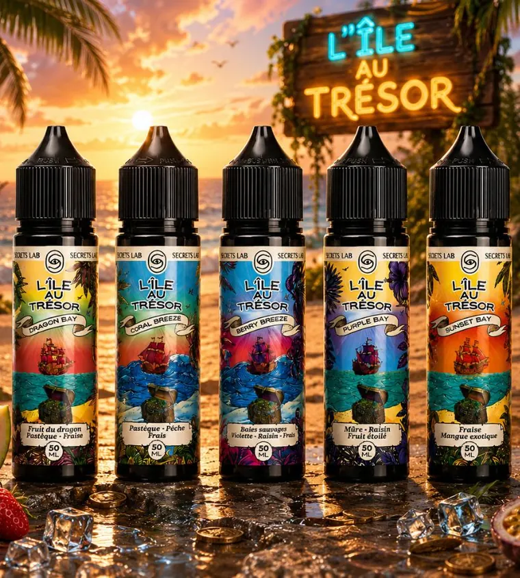 E-liquide Île au Trésor — VAPZAK Agen